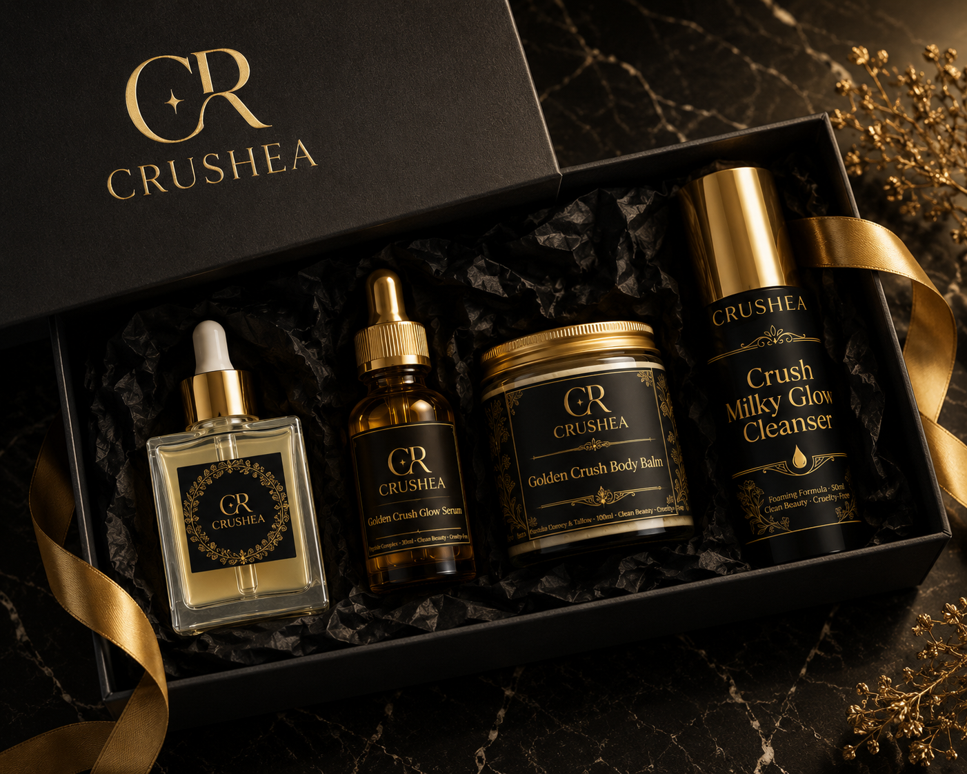 CRUSHEA Glow Kit — Complete Skincare Routine